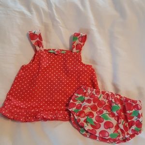 Cherry swimsuit sz 12M